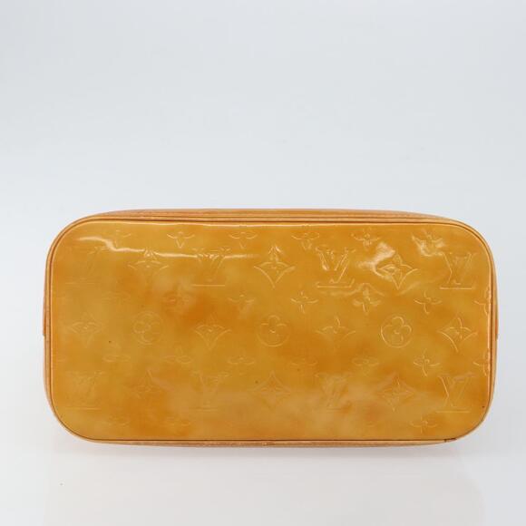 LOUIS VUITTON Monogram Vernis Houston Hand Bag Beige M91004 - Picture 9 of 13